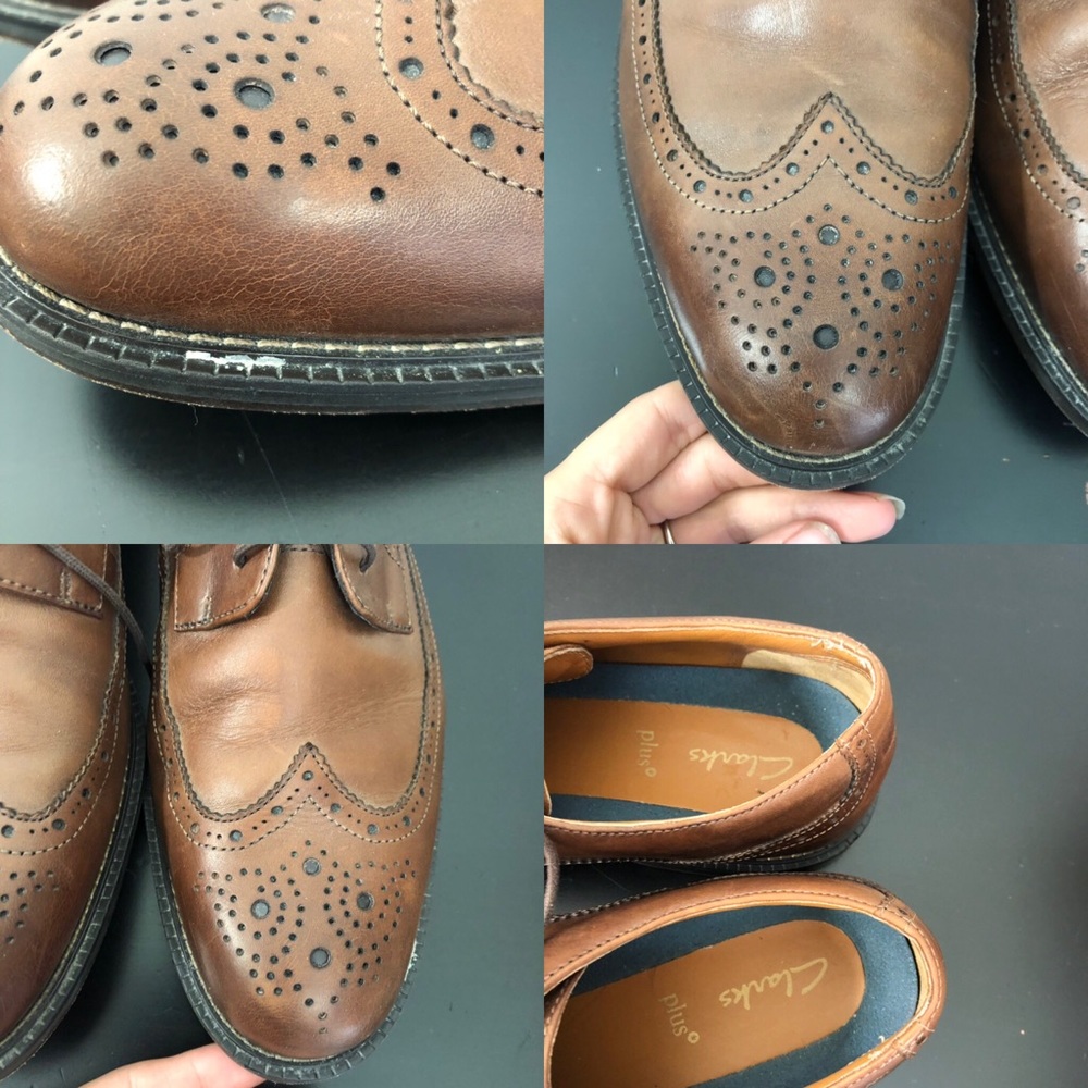 Clarks Men’s Brown Leather Oxford Dress Shoes - Picture 8 of 8